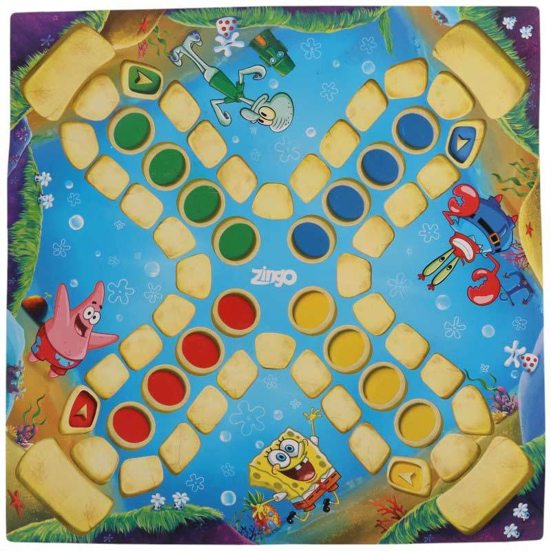 بازی فکری منچ و مارپله 27x27 سانتی متر زینگو